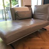Corner leather sofa