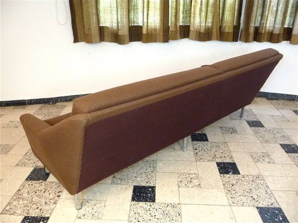 Canapé moderne 4 places par Eddie Harlis pour Hans Kaufeld, Allemagne de l'Ouest 1958
