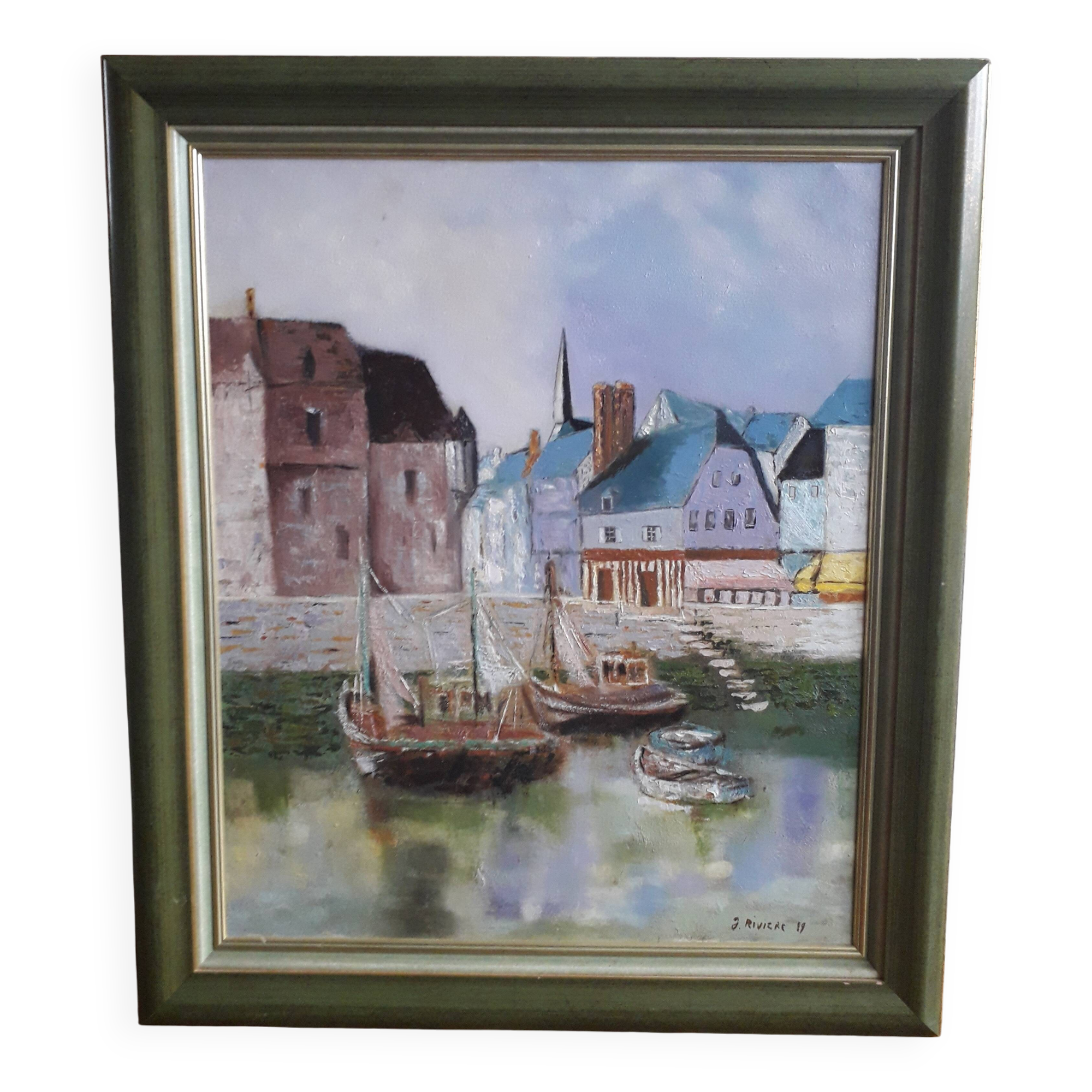 Old oil painting