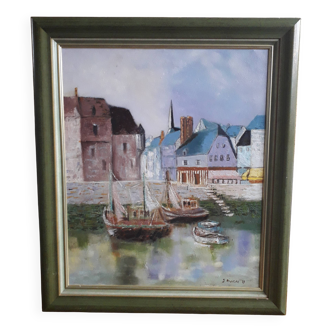 Old oil painting