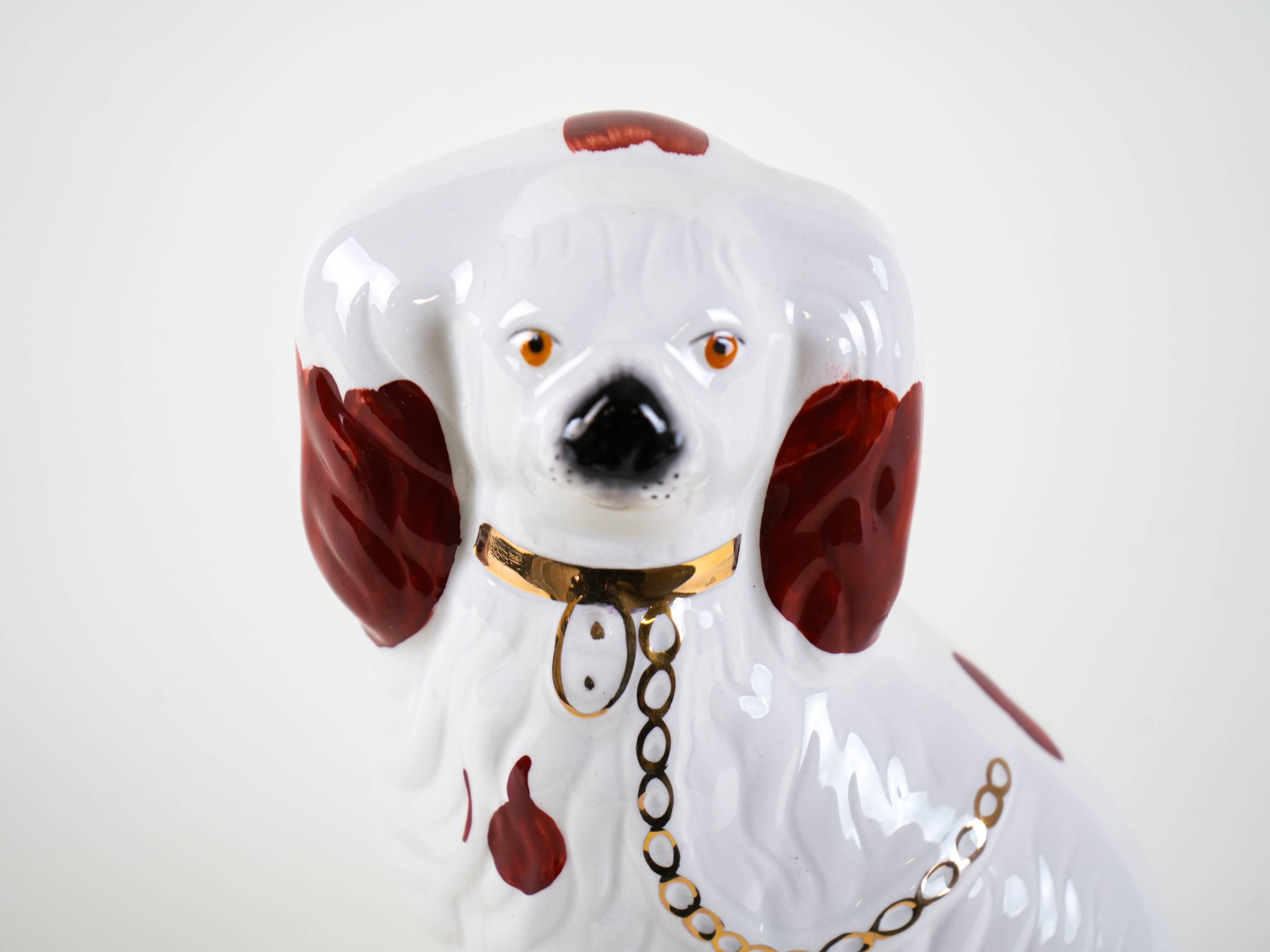 Figurine de chien en céramique, design anglais, années 1960, production : beswick england