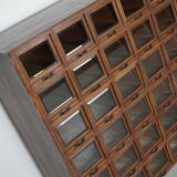 Meuble de mercerie ancien en chêne allemand, années 1920/30