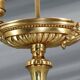 Directoire Style Gilt Solid Bronze Bouillotte Lamp "Lucien Gau"