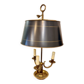 Lampe bouillotte ancienne en laiton – 3 lumières