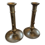 Copper candle holder