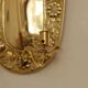 Baroque Style Mid-Century Brass Swedish Sconces