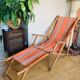 Folding chair known as a sun lounger from the early 20th century