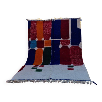 Tapis Beni Mrirt 100% Laine Naturelle – Luxe et Artisanat Berbère
