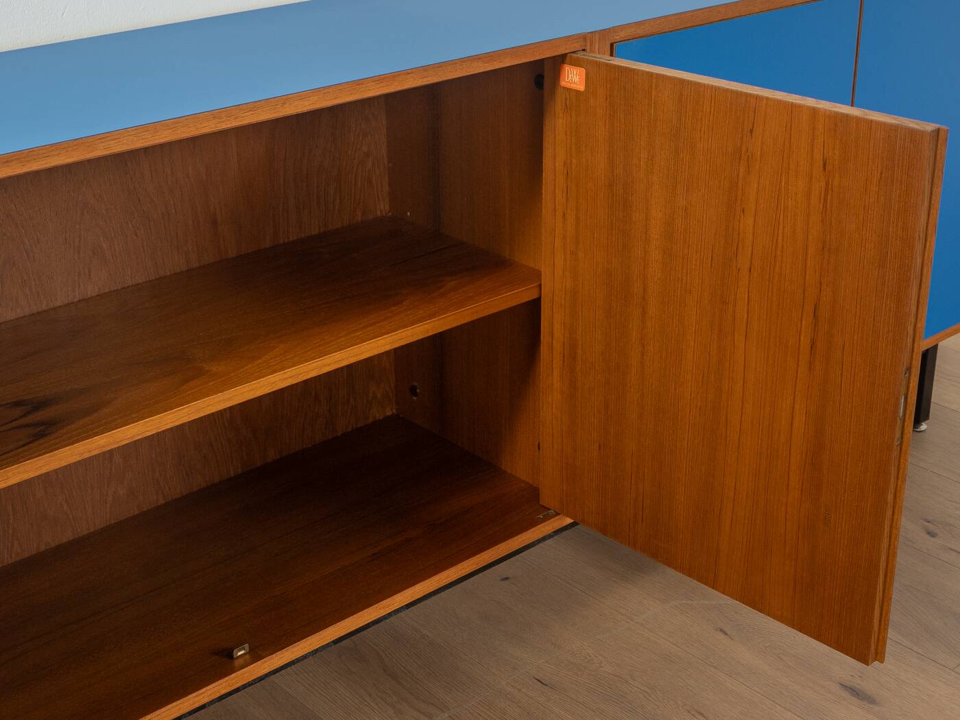 60s Blue Sideboard by DeWe