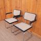 Paire de fauteuils Cesca B64 de Marcel Breuer