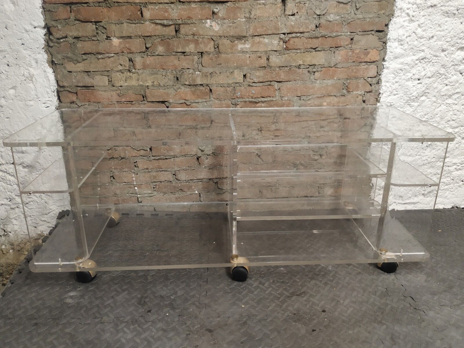 Furniture hifi/tv plexiglas 70s