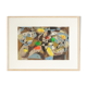 Fragmentation colorée, Gouache sur papier épais, 81 x 61 cm