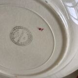 Set of 6 flat plates longchamp pinks years 30-40