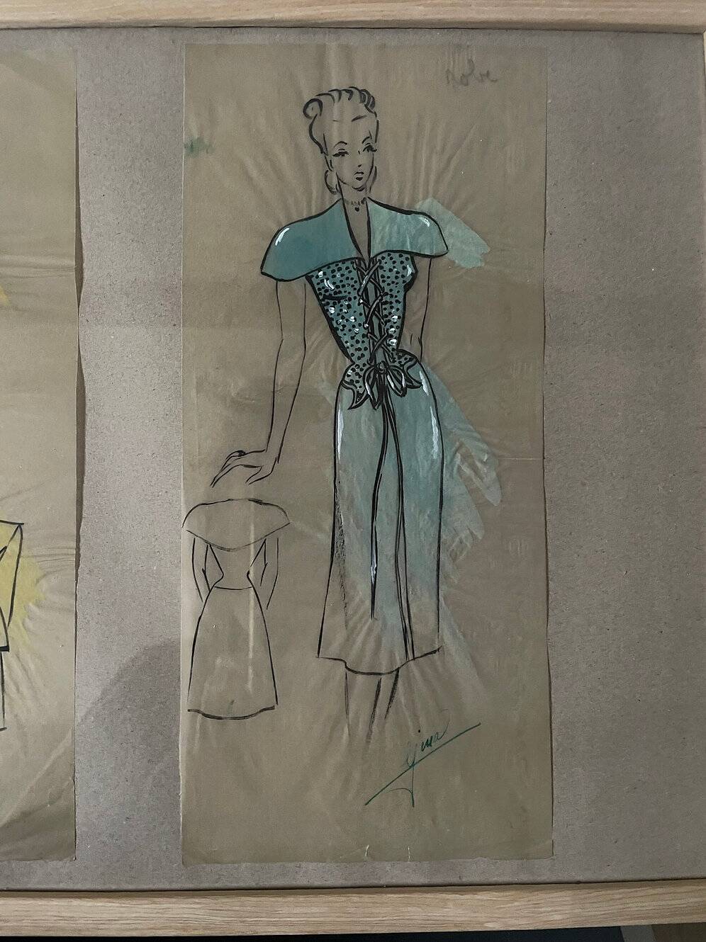 Fashion drawings G Mazoyer