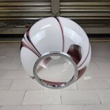 Vintage Italian design glass Carlo Moretti Murano pendant lamp