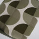 Olive green chair, Scandinavian design of the 70s
