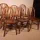 Set of 6 19th Century Windsor Chairs