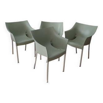 Set of 5 Dr No Philippe Starck chairs by Kartell.