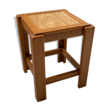Solid elm stool Maison Regain