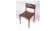 Ensemble de 6 chaises de design danois en palissandre massif avec cuir brun