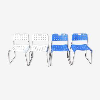 4 Chaises Omkstak de Rodney Kinsman années 70