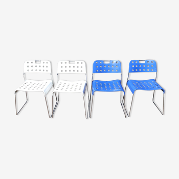 4 Omkstak Chairs by Rodney Kinsman 1970s