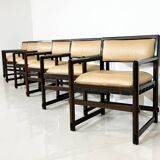 Mid-Century Modern Set of 6 Armchairs by Edward Wormley for Dunbar