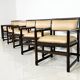 Mid-Century Modern Set of 6 Armchairs by Edward Wormley for Dunbar
