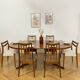 Table ronde scandinave avec rallonge