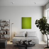 Abstract Monochrome anise green 100x81 cm