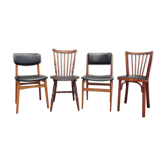 Set of 4 chairs mismatched scandinavian style