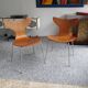 Pair 2 seagull chairs by Arne Jacobsen for Fritz Hansen