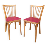 Pair of Baumann bistro chairs