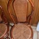 Paire de chaises rotin bambou vintage