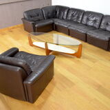 Salon cuir modulable vintage 1970 / 1980