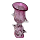 Vase sculptural massif rose, Murano "Sommerso" Artenuove par Pustetto et Zanetti