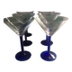 6 Martini glasses