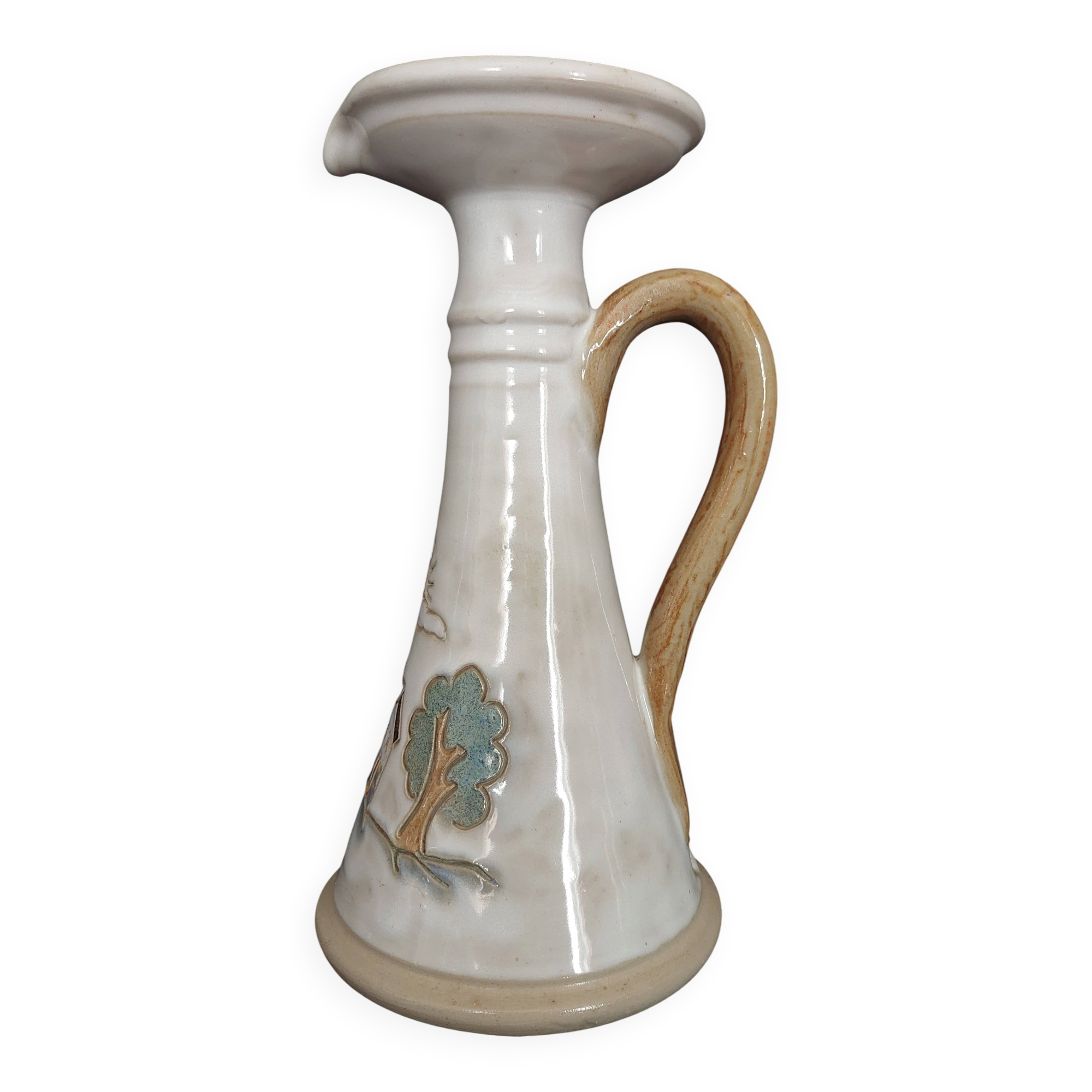 Bougeoir à main vintage poterie Lardinois