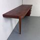 Danish modernist desk in teak, 1950s