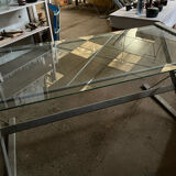 Glass office table
