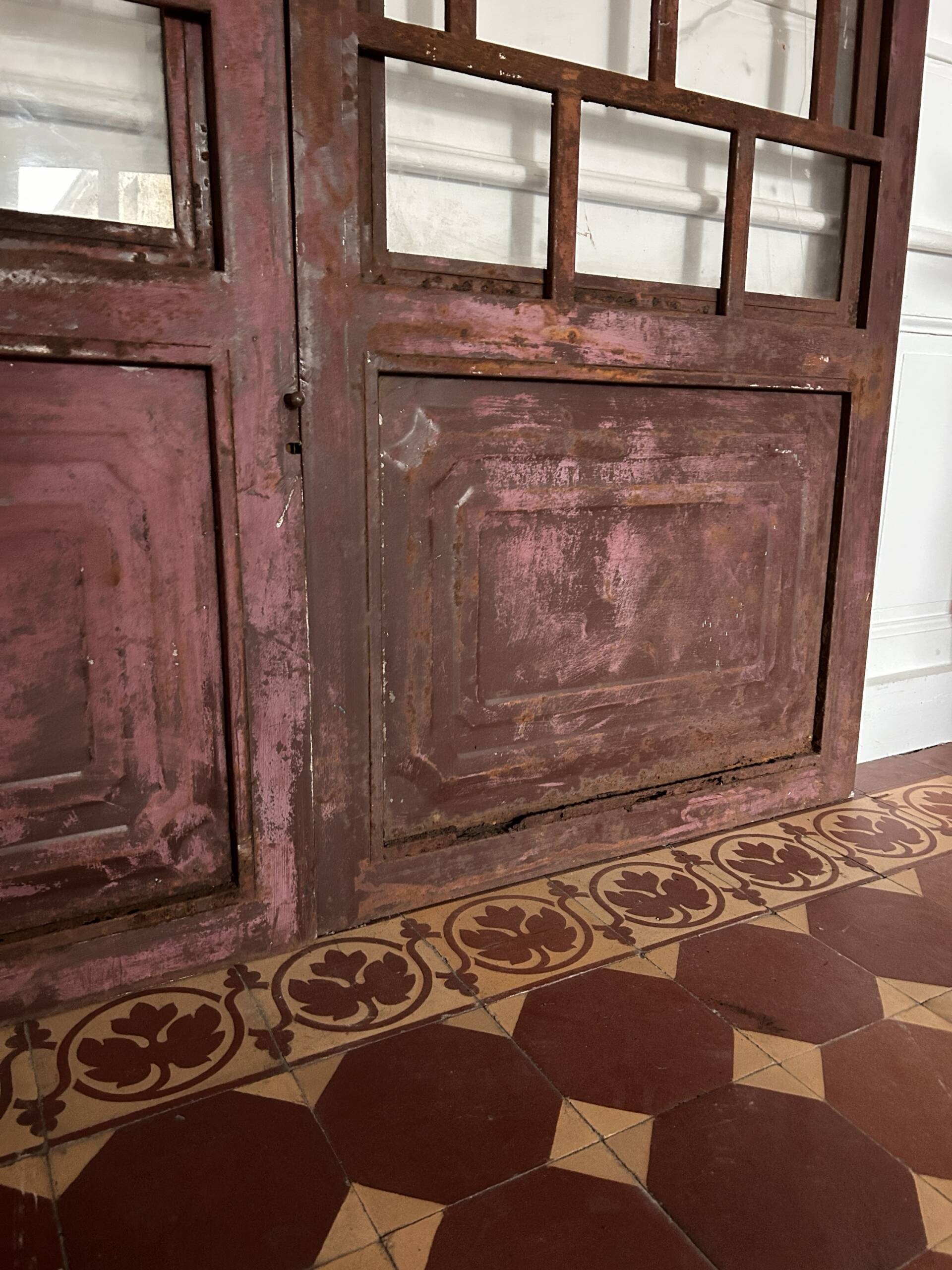 Double metal door – late 19th / early 20th century