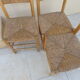 Vintage straw chair