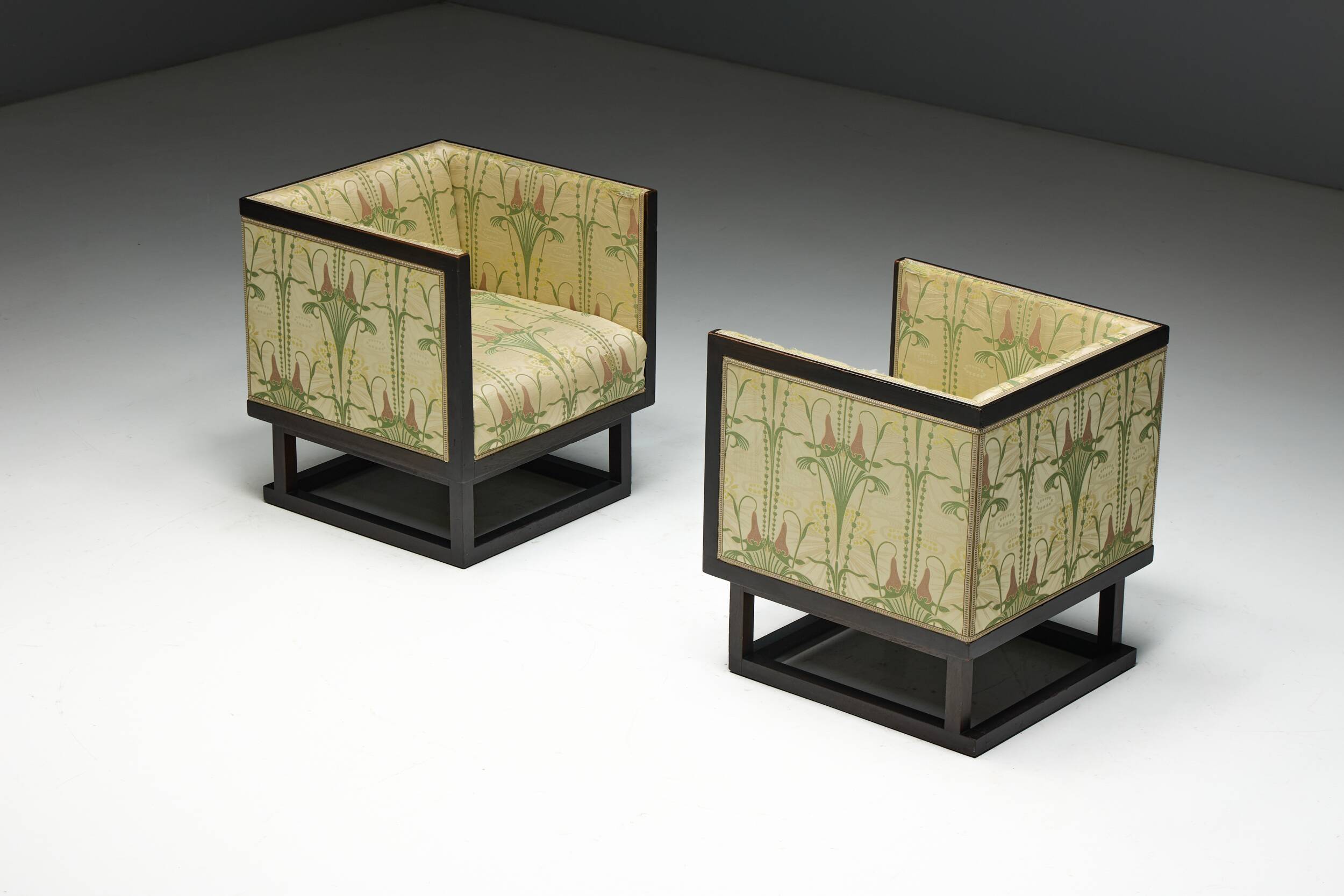 Cabinet Armchairs by Josef Hoffmann, Austria, 1903