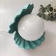 Vintage blue shell ceramic lamp