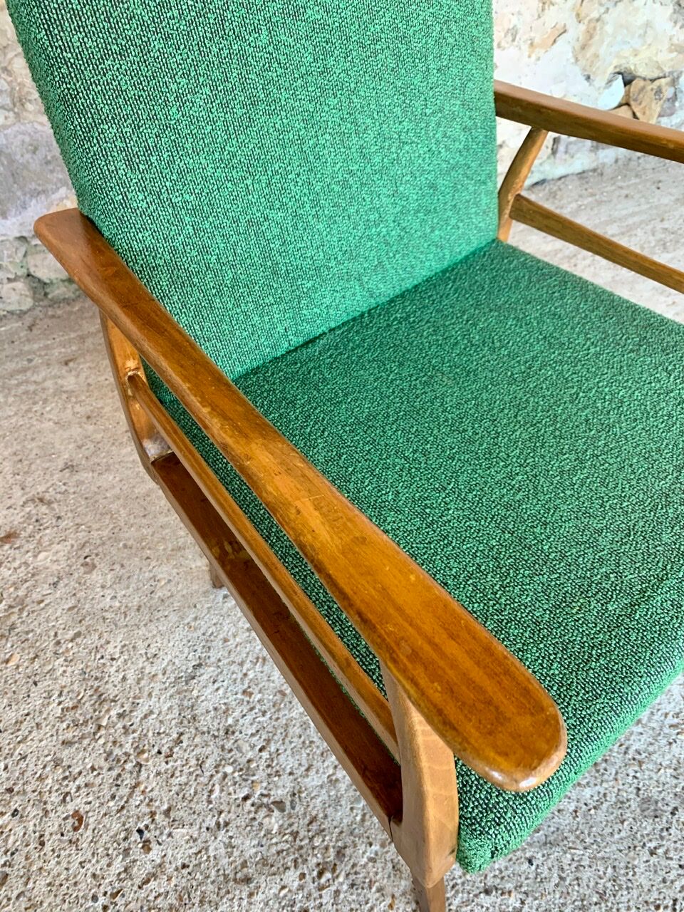 Vintage armchair in Scandinavian style circa 60