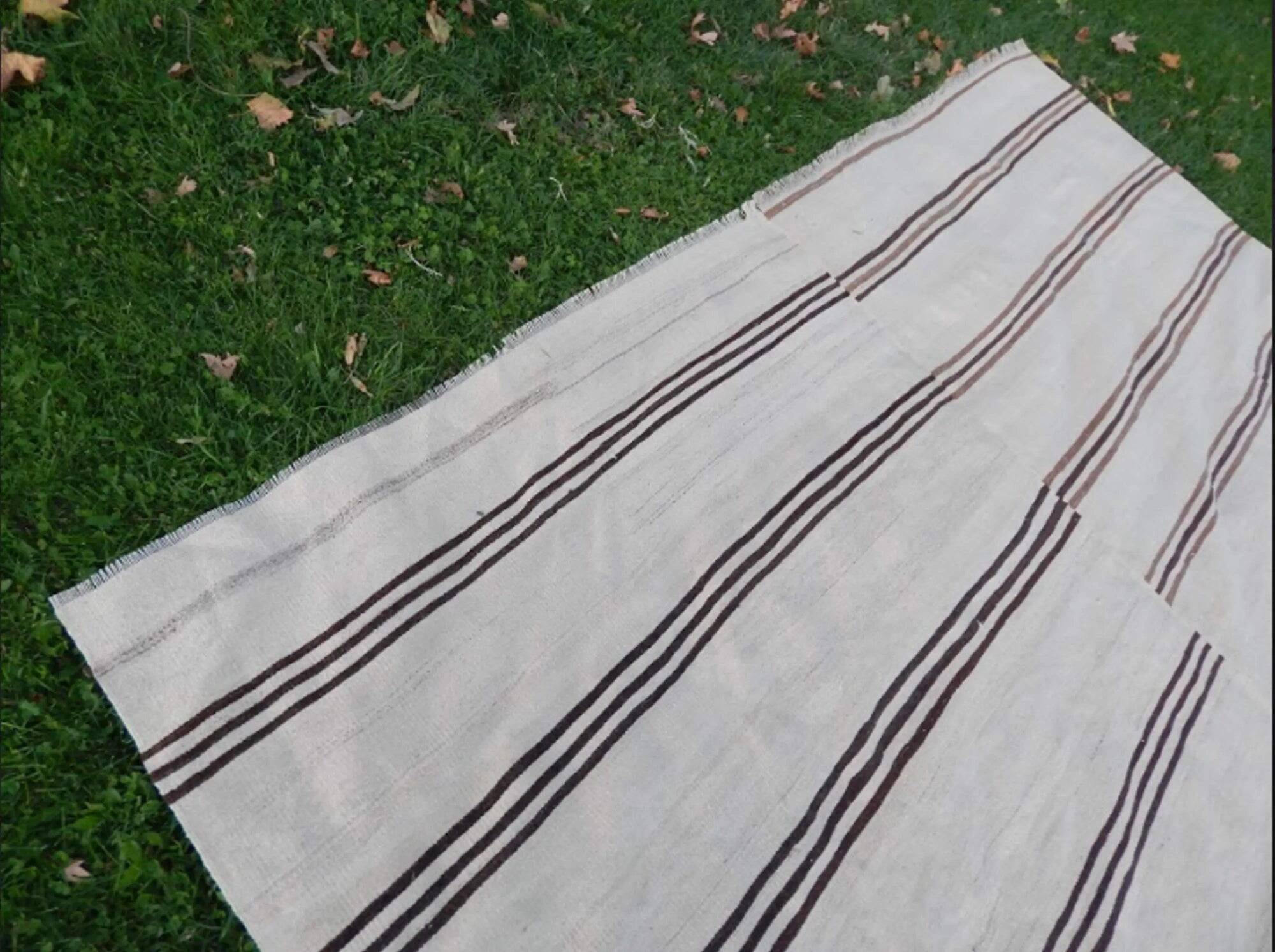 Tapis Kilim turc vintage tissé main