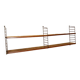 Nisse Strinning Breed String wandrek met zwart stalen houders en 4 planken