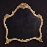20th century lacquered and gilded Italian mirror