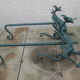 Pair of vintage dragon chenets