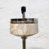 Freestanding ashtray with magazine rack